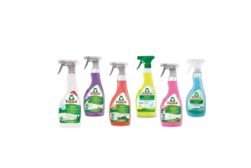 Spray curățenie Frosch 6x500ml – Lavender, Grapefruit, Citrus, Soda, Oțet zmeură, Tapițerie  